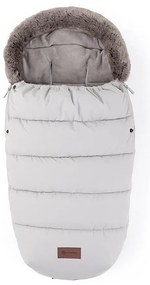 Sac pentru cărucior 4 în 1 PETITE&MARS COMFY Champagne Shower argintiu