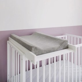 Saltea pentru masa de infasat bebe, husa detasabila bumbac, Woodies,  72 x 47 cm