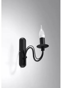 Aplică perete MINERWA 1xE14/40W/230V negru