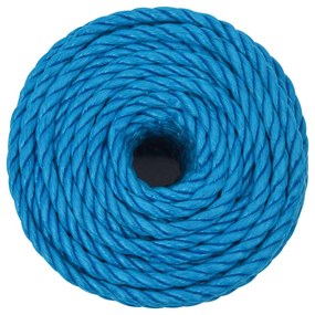 Franghie de lucru, albastru, 20 mm, 25 m, polipropilena 1, Albastru, 25 m, 20 mm