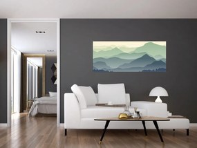 Tablou - Muntele Pădure (120x50 cm)