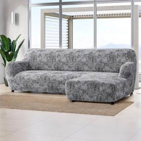 Gaico Huse bielastice MARMO gri canapea cu otoman dreapta (l. 170 - 300 cm)