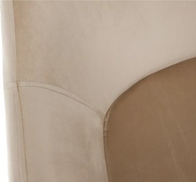 Scaun, material bej / picioare negre, ODOVEL