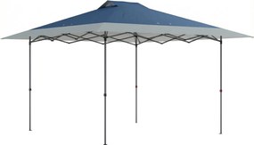 Outsunny Pavilion aprox. 4x4 m rezistent la apă, stabil, rezistent la iarnă, pop-up pliabil cu funcție de închidere într-un pas, UV50+ | Aosom Romania