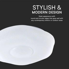 Plafonieră LED dimabilă LED/60W/230V 3000-6500K 50 cm alb + telecomandă