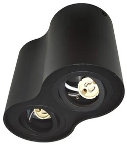 Lampă spot SIROCO 2xGU10/30W/230V negru
