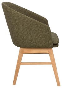 Set de scaune de sufragerie verde 2 buc. tapițat Windham – Rowico