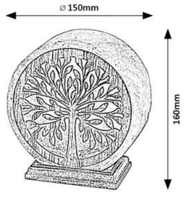 Lampă de masă IGDRASIL 1xE14/15W/230V Rabalux 76009