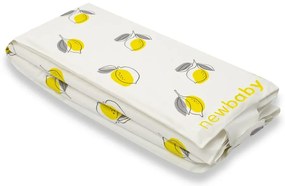 Saltea înfășat New Baby de călătorie Basic Lemon, 40 x 59 cm