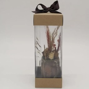 Ghiveci decorativ cu flori artificiale, homs seria A620,17x5.5x9 cm,30337