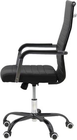 RESIGILAT - Scaune birou din piele ecologica si sistem balans OFF 319 negru