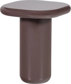 Măsuță auxiliară cu aspect lucios 50x50 cm Zava – WOOOD