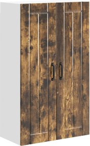 vidaXL Dulap de bucătărie Stejar fumuriu 60 x 31 x 100 cm