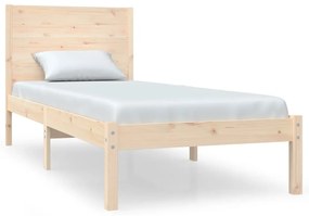 3104138 vidaXL Cadru de pat, 90x200 cm, lemn masiv de pin