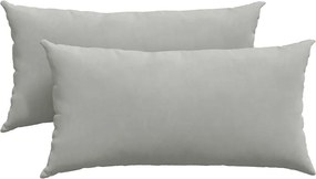 vidaXL Perne pentru canapea 2 pcs Gri deschis 80 x 40 cm țesătură