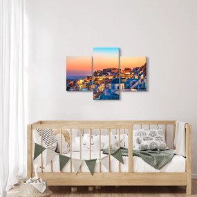 Tablou - Santorini în amurg (90x60 cm)