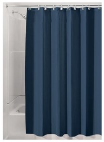 Perdea de duș iDesign, 183 x 183 cm, albastru închis