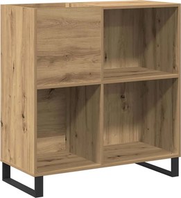 vidaXL Dulap pentru discuri de vinil stejar artizanal 85 x 38 x 89 cm