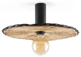 Aplica de perete/tavan design natural din ratan COSTAS 40cm