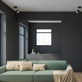 Spot JOKER 1xGU10/25W/230V negru/crom lucios