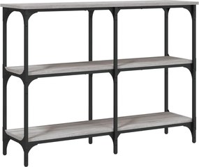 vidaXL Măsuță consolă, gri sonoma, 100x29x75 cm, lemn prelucrat