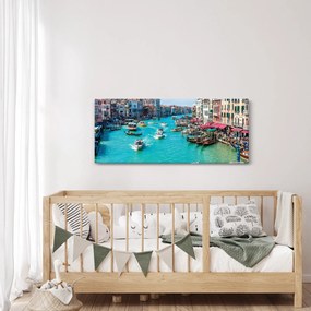 Tablou - Canalul Grande, Veneția, Italia (120x50 cm)