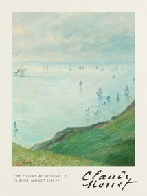 Artă imprimată The Cliffs at Pourville - Claude Monet, (30 x 40 cm)
