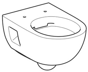 Vas wc suspendat Geberit Selnova Rimfree, 53x36 cm, alb - GEC501.545.01.1