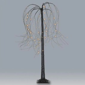 Decorațiune de Crăciun - salcie de doliu luminată, 150 cm, 9