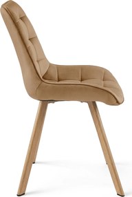 Scaun de masa SORIA VELVET, maro