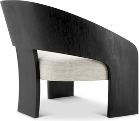 Fotoliu LUX Furnir Stejar Gri Carbune, Zephira