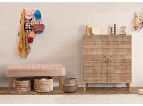 Mobilier pentru hol Maluxe 728 (Stejar sonoma + Piatră). 1089072