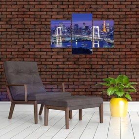 Tablou metropolei nocture (90x60 cm)