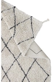 Covor crem lavabil/țesut manual din bumbac 70x100 cm Mini Bereber – Lorena Canals