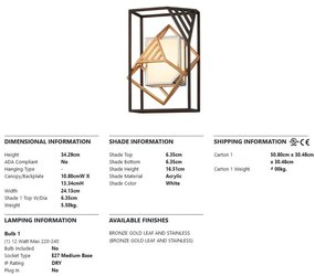 Aplica de perete design modern CUBIST