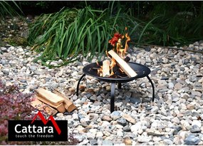 Vatră cu grătar și capac Cattara Vesuv, ø 48 cm