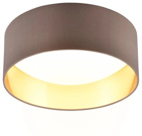Plafonieră maro deschis LED ø 30 cm Locarno – Trio