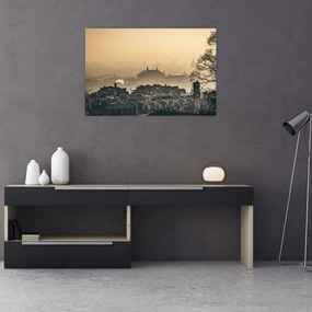 Tablou - Orașul în ceață (90x60 cm)