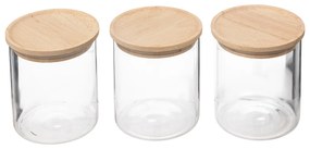 Borcane de condimente, ermetice, 3 bucati, 350 ml