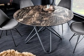 Masa rotunda design modern Circular 120cm, taupe