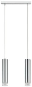Lustră pe cablu ARMIN 2xGU10/10W/230V crom lucios