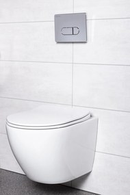 Set rezervor WC montat pe perete Kasos Pacific Chrome