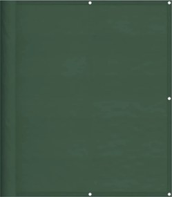 vidaXL Paravan de balcon verde închis 120x800 cm 100% poliester oxford