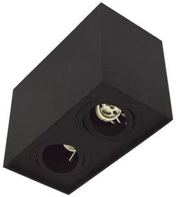 Lampă spot SIROCO 2xGU10/30W/230V negru