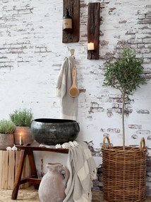 Vas decorativ din zinc antichizat, Grimaud