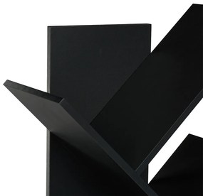 Raft de cărți cu 10 niveluri, negru