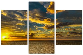 Apus de soare la mare (90x60 cm)