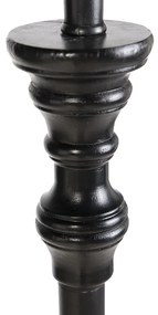 Lampă de podea clasică neagră - Classico
