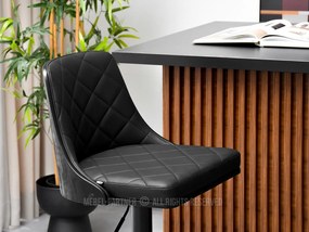 Scaun Haire (lemn negru + negru). 1110584