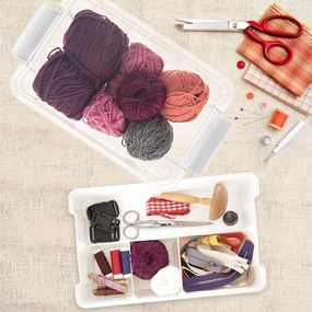 Cutie de depozitare din plastic cu capac 35x23x17 cm Multi Stormax – Orion